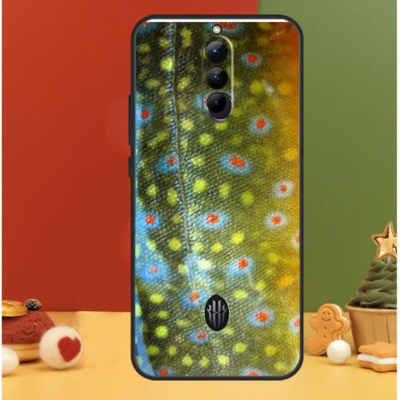 Brown Trout Fly Fishing Case For ZTE Nubia Red Magic 8 8S Pro Plus RedMagic 9 Pro Plus 5G 5S 6R 6 7 6S 7S Pro Cover