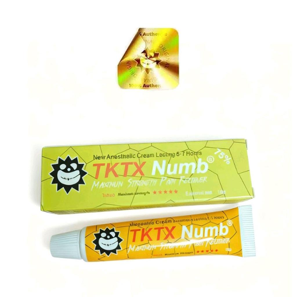 10g Tattoo Anesthetic Fast Skin Numbing new yellow75%T Cream Semi Permanent