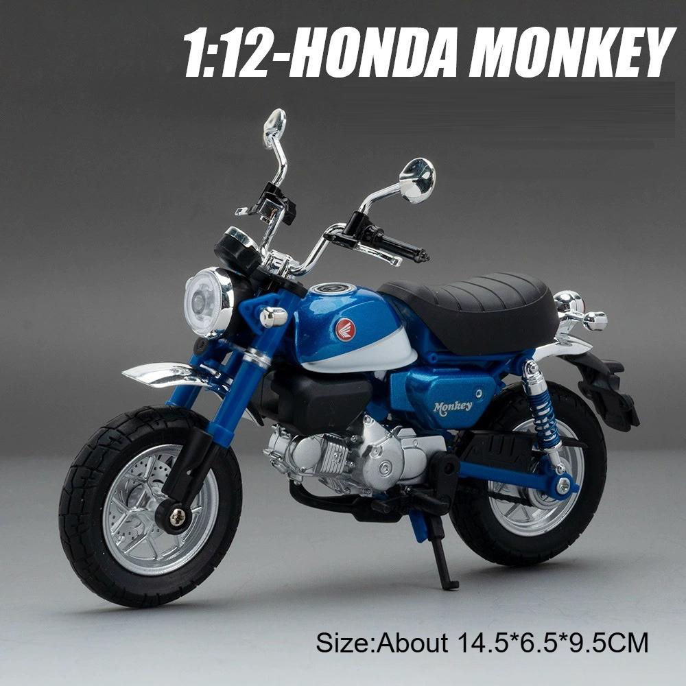 1:12 Honda CB650 Little Monkey Motorcycle Model Toy Car Wheel Steering Shock Absorption Alloy Motor Models Kids Ornament Toys