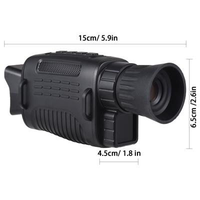Avcılık Kamp için Dijital Gece Görüş Monoküler 24MP 1080P Kızılötesi Gece Görüş Gözlüğü