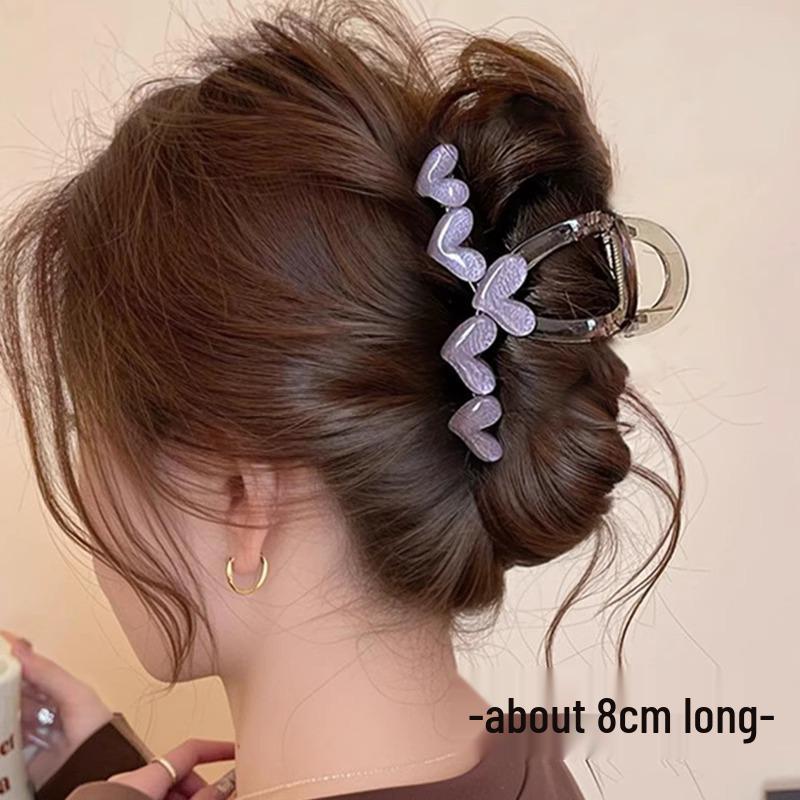 Elegant French Retro Small Shark Hair Clip for Thin Hair
