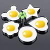 Fried Egg Pancake Shaper Stainless Steel Egg Ring Circle Mold Heart Shape