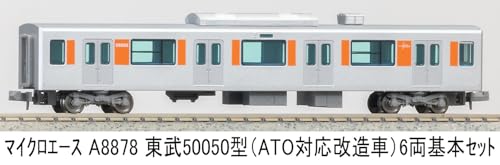 Micro Ace N Gauge Tobu 50050 Series (ATO-compatible modified car) 6-car basic set Railway model train A8878