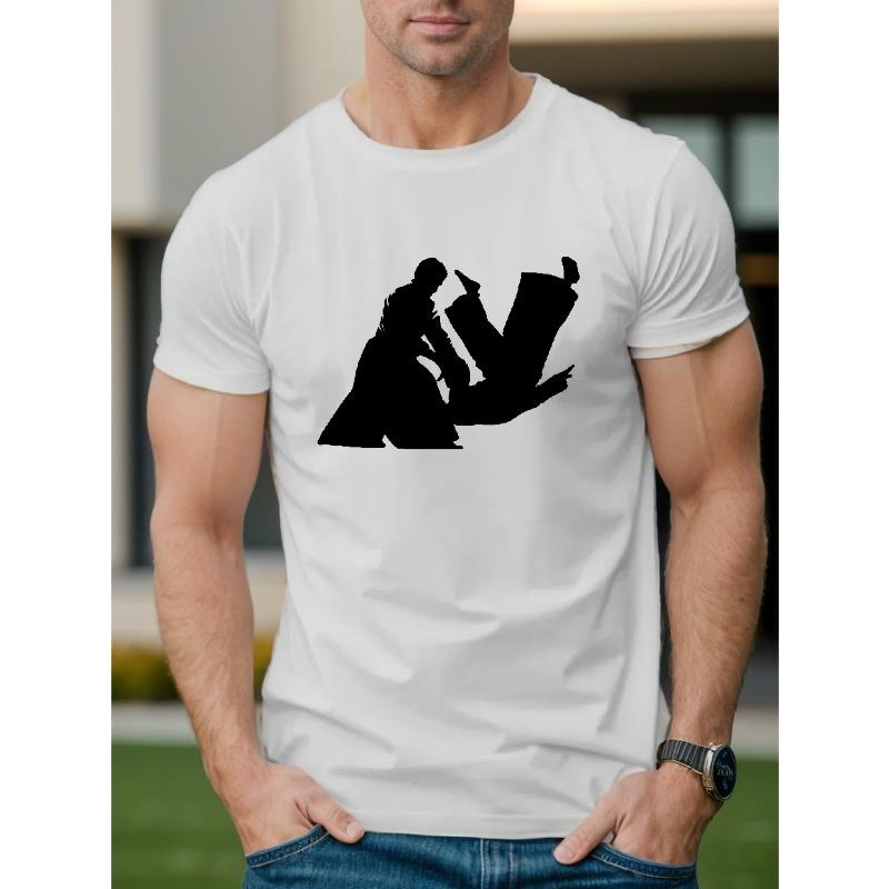 

Европейский размер Мужская летняя футболка с коротким рукавом для Айкидо S белый