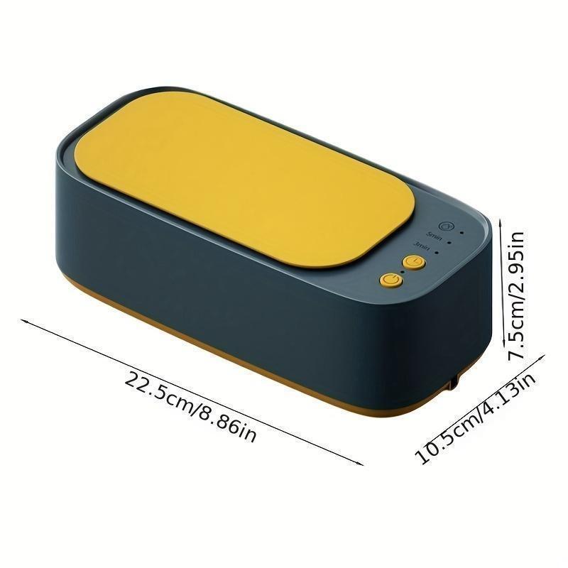 1pcs Portable Ultrasonic Cleaning Machine for Glasses and Jewelry  USB Charging, Household Cleaning Supplies