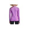Under Armour High Collar Slim Fit Long Sleeve Sports Fitness Top Women Tops Purple 1356361-568
