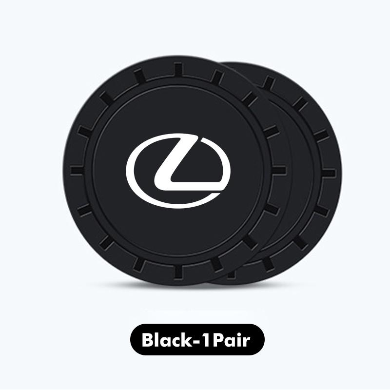 For Lexus Silicone Car Coaster Water Cup Bottle Non Slip Pad Anti-Slip Mat UX250h RX450h RX300 GX470 CT200h RX400h NX300h RX350