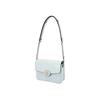 Tory Burch Robinson Cross Logo Magnetic Snap Quilted Leather Shoulder Bag Women Shoulder Bag Sky-Blue 154731-400