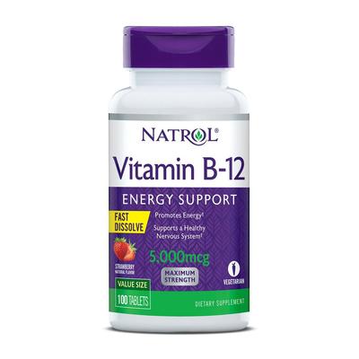 Vitamin B-12 5000 Mcg, 100 Tablets