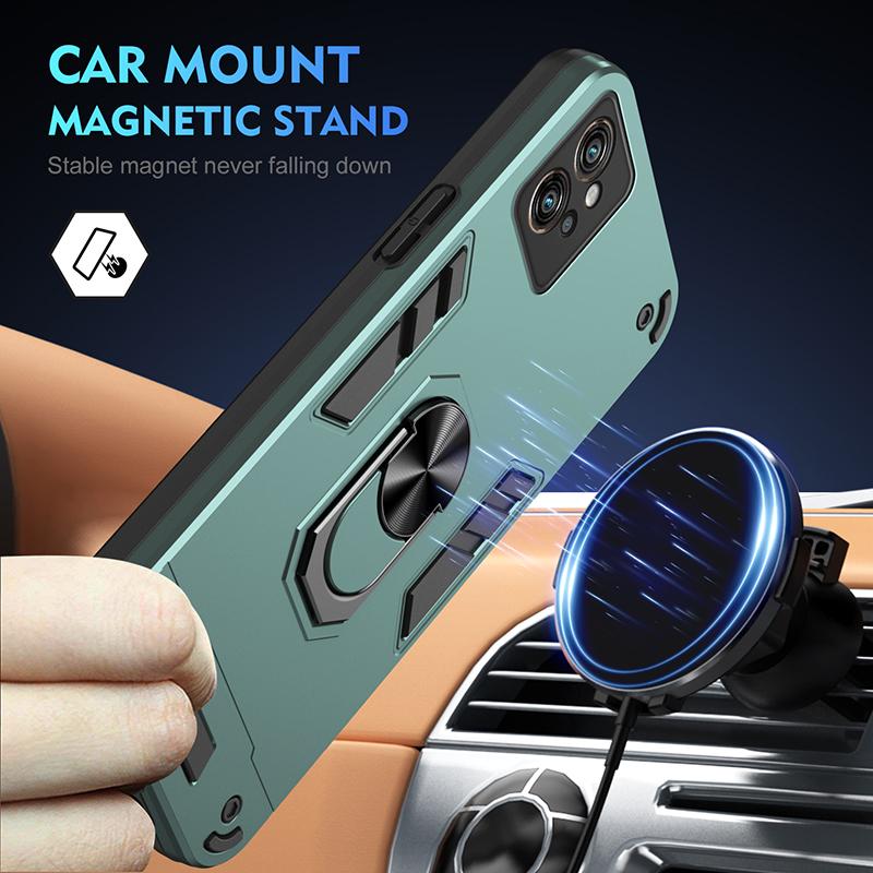 ShockProof Armor Cover For Motorola Moto G30 G31 G32 G34 G35 Moto G30 Anti Shock Car Magnetic Ring Holder Hard Phone Case