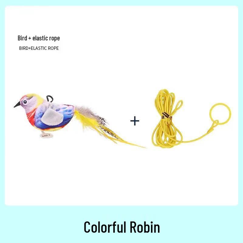 Kätzchen Zahnen Feder Reizspielzeug - Kratzfest & Selbstbeschäftigung Langeweile Vertreibung