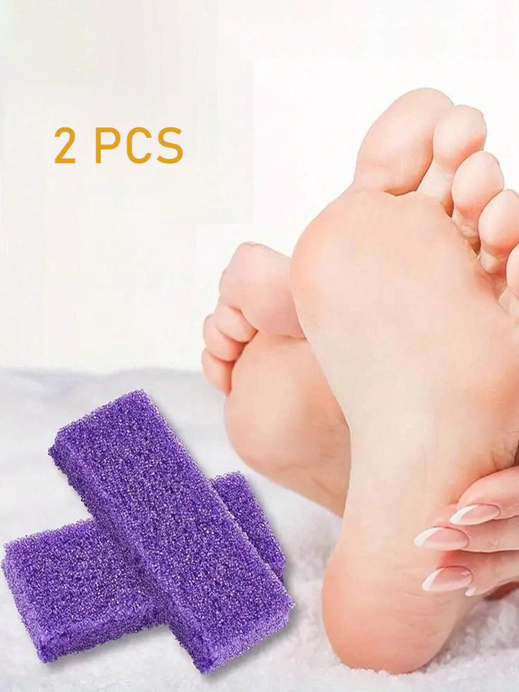 

Foot Scrubber with Dual-Sided Pumice Stone, Effective for Exfoliating and Smoothing Feet
