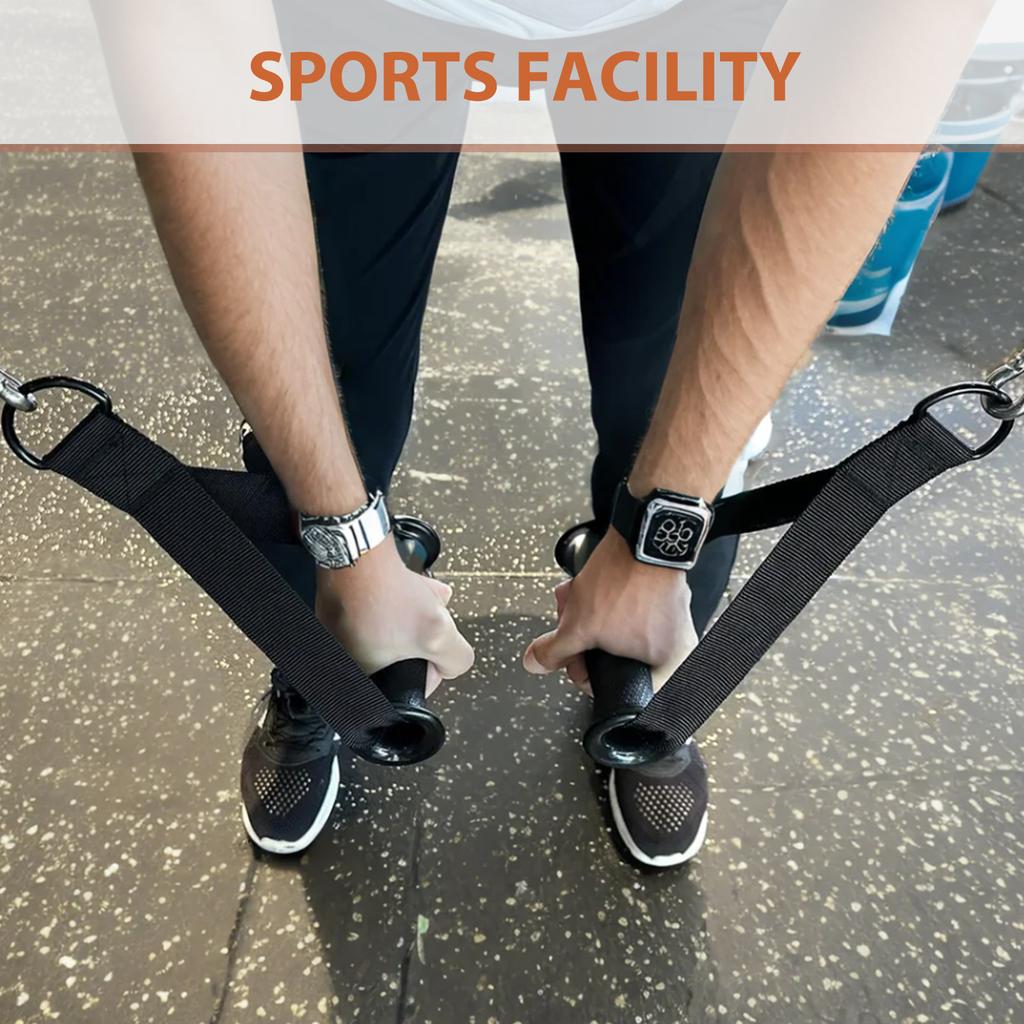 1 Pair Fitness Machine Handle, Ergonomic Grip For Effective Arm and Core Workouts Exercise Handle for Cable Machine