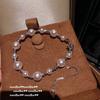 Haute Couture Jewelry Real Much Hemp Bubble Sugar Cube Gemstone Pearl Necklace, Tahiti, Car Flower Manta Bead Bracelet