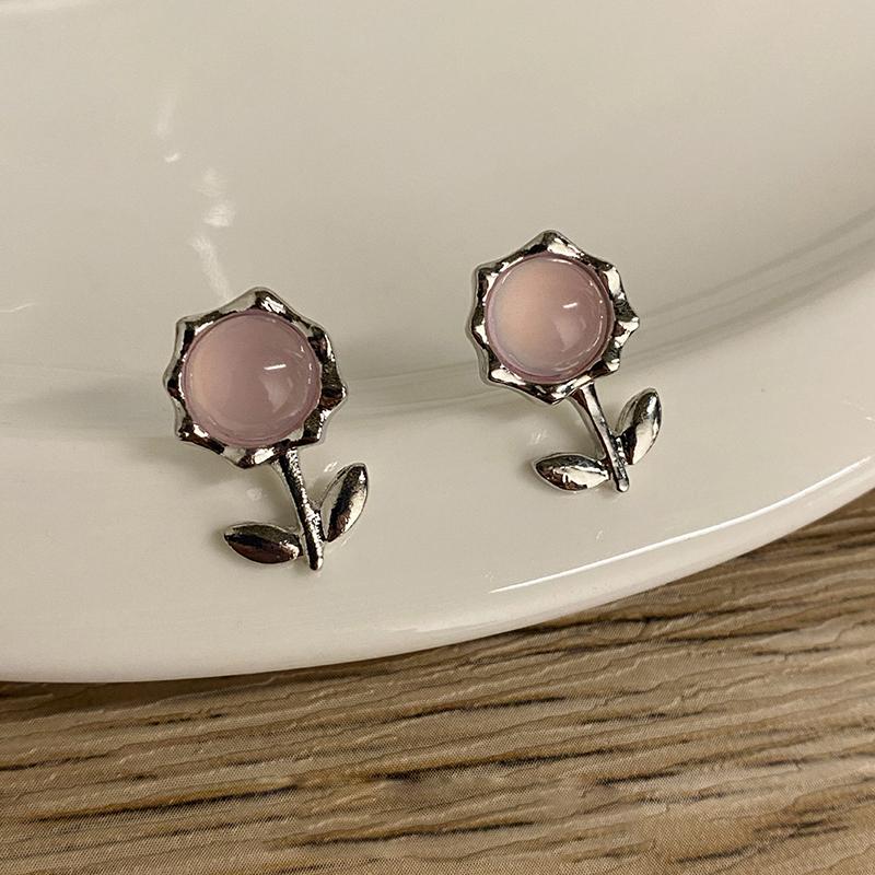 

Новые модные универсальные серьги с лунным светом и цирконием с цветочной геометрией для женщин