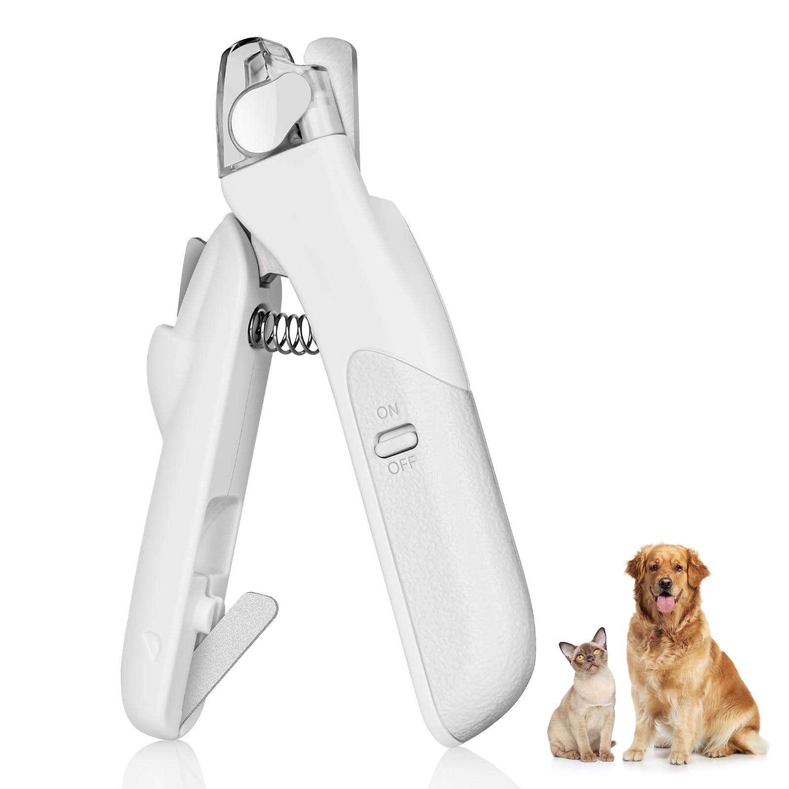 

Supervim Pet Nail Dog and Cat Nail Safe and Easy for Pet Nail Dog Nail Nail LED Easy Prevents Includes Nail Nail Storage Easy Nail Trimmer for and белый