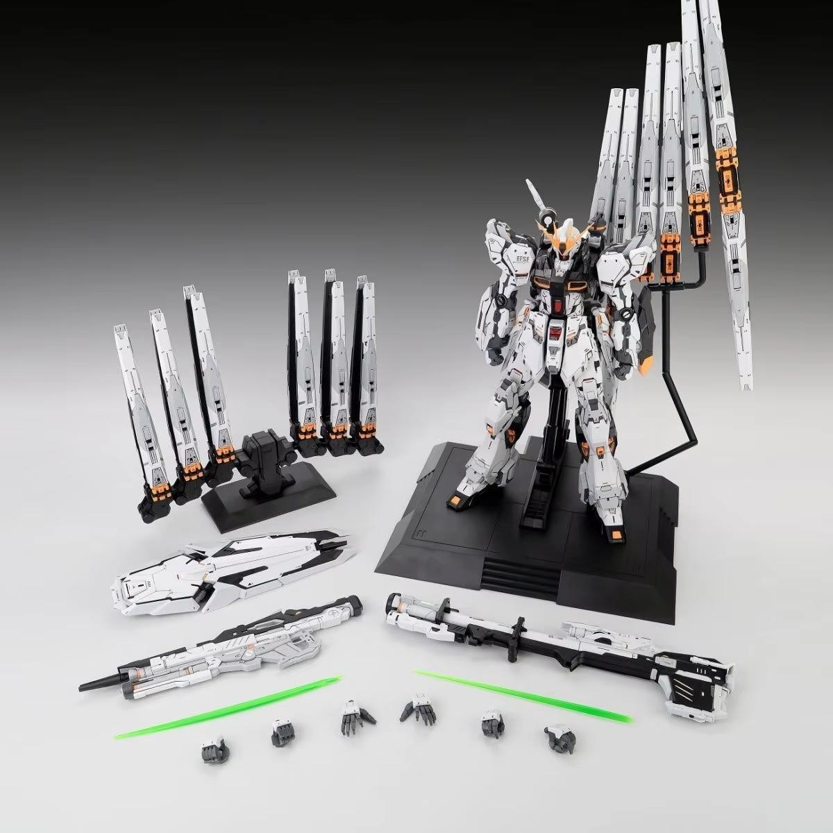 

Nczzw Rx-93 Assembly Model Kit Nu Fighter Action Figurine Cmm Gk Style Model 1/100 Collection Statue Model Ornament Table Plaything Present no box