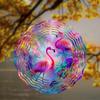 10 Inch Hanging Wind Spinner with 360 Degree Hook for Balcony Garden Decor Spring Summer Outdoor Decoration