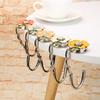 Flower Portable Handbag Bag Hanger Hook Fashion Purse Holder Unique Bag Parts Accessories Instant Bag Hanger for Table Desk