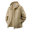 Men's Retro Hooded Thin Ice Silk Sun Protection Jacket - Summer Outdoor Loose-Fit Plus Size