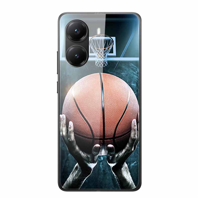 Tempered Glass Case For Xiaomi Poco X7 Pro Case Hard Glass Back Cover Soft TPU Bumper For Redmi Turbo 4 Phone Case X7Pro Turbo4