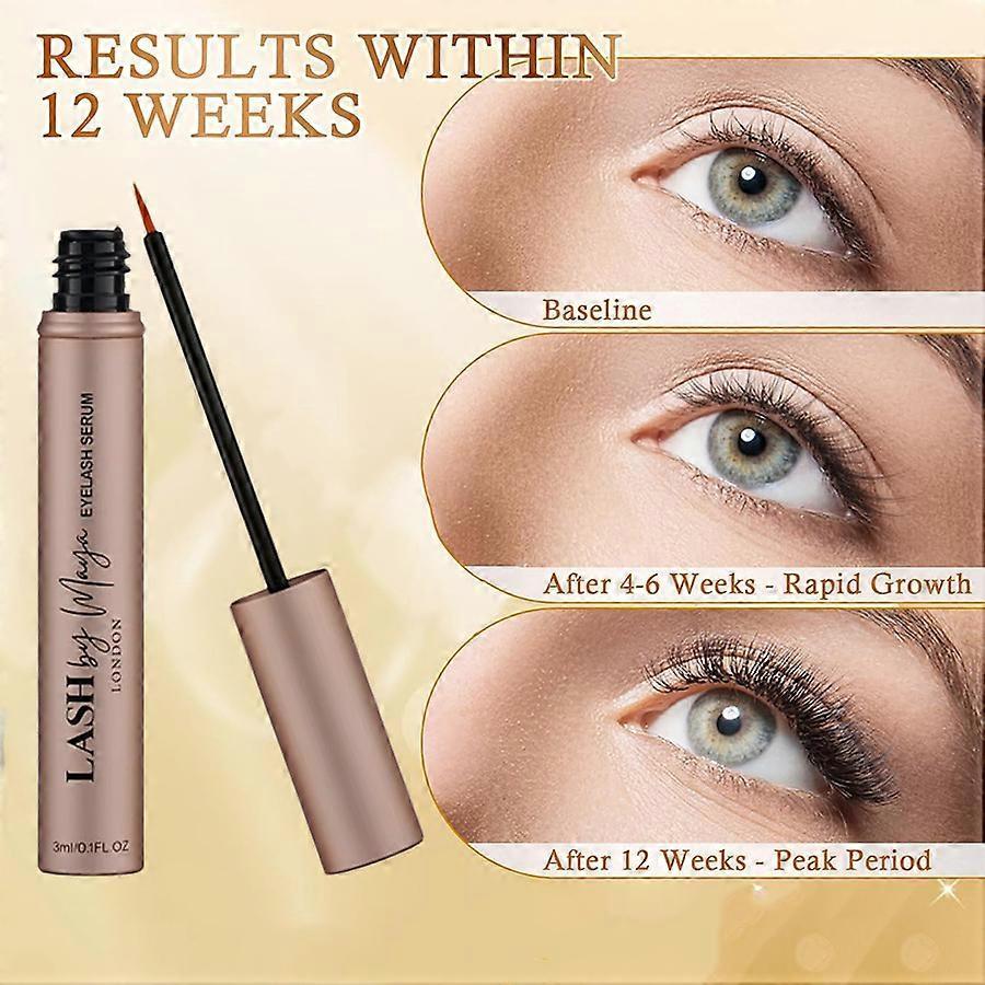 Szemöldöknövesztő szérum – Szempilla szérum szempillanövesztéshez Hosszabb, dúsabb szempillákért Tápláló formula