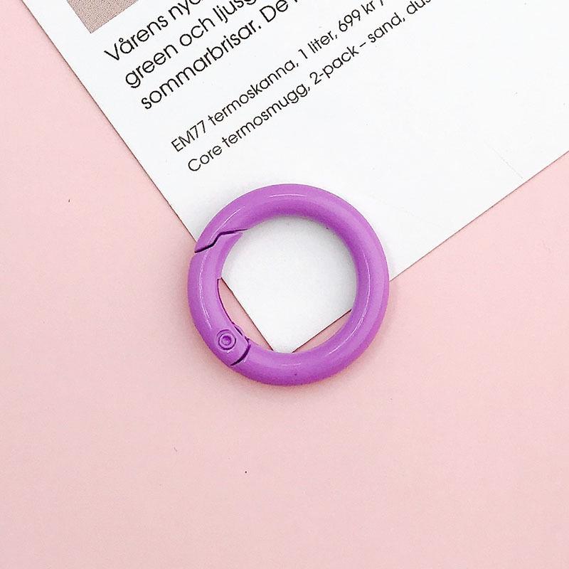 Anelli a Molla Colore Caramella – 25mm Accessori per Gioielli e Portachiavi