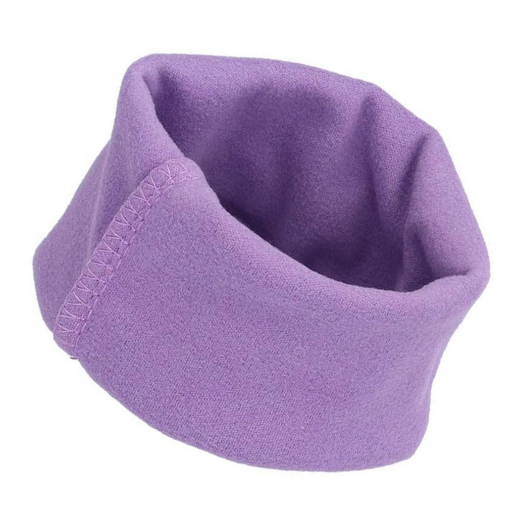 Dog Quiet Ear Cover Purple Pet Noise Protection Calming Ear Muffs Anxiety Relief Warm Soft Snood S