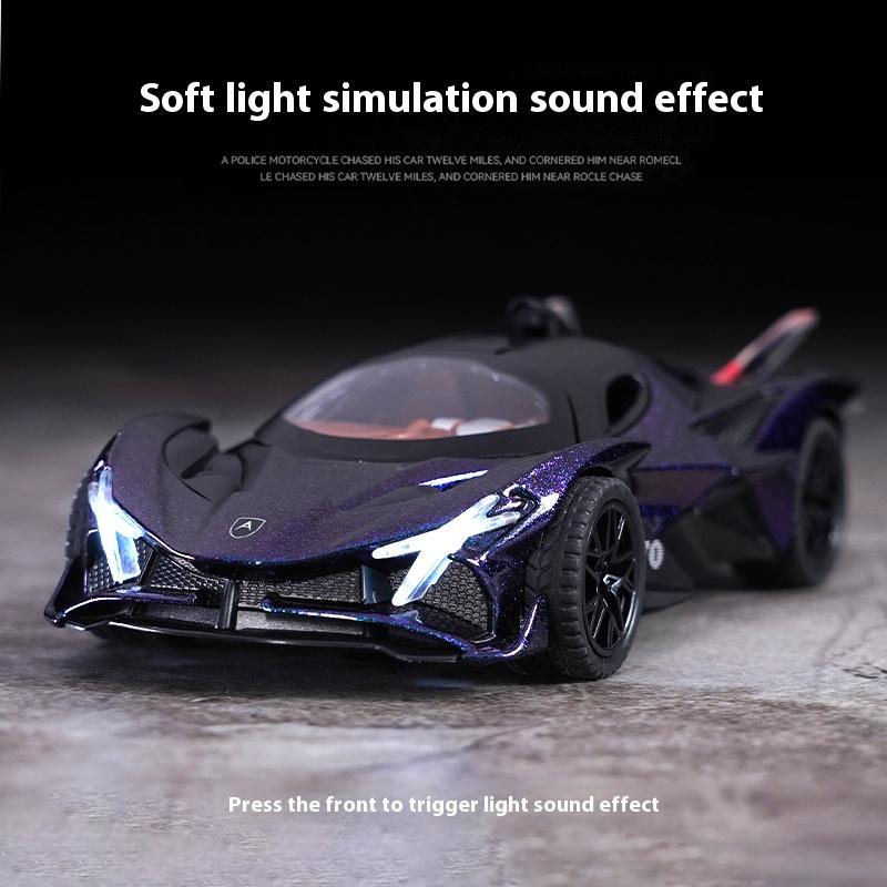 1:32 Scale Apollo EVO Alloy Toy Model - Futuristic Design, Sound & Light Effects, Spring Action - Ideal for Kids' Play