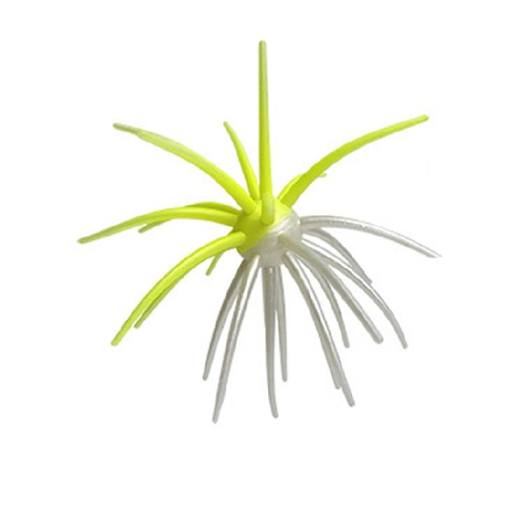 Lake Use Fishing Accessory with Elastic Soft Plastic Body and Flexible Arm Profile, Single Pack Sea Urchin Baits for Daily Anglers