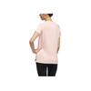 Adidas Neo Solid Color Round Neck Regular Sleeve Fitted Straight-Cut Mid-Length T-Shirt Women Tops Misty-Coral-Pink GJ7951