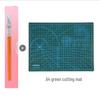 A4 Large Cutting Mat for Art, Crafts, and DIY Projects - Child-Friendly, Clay and Drawing Mat with Anti-Cut Features
