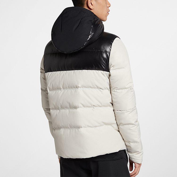Jordan Down Jackets Men's White Stand Collar Thickened 924676-072