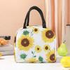 Digital Printed Pattern Insulated Lunch Bag with Handle, Aluminum Foil Cold Pack, Lunch Storage Bento Bag, Fresh-keeping Bag