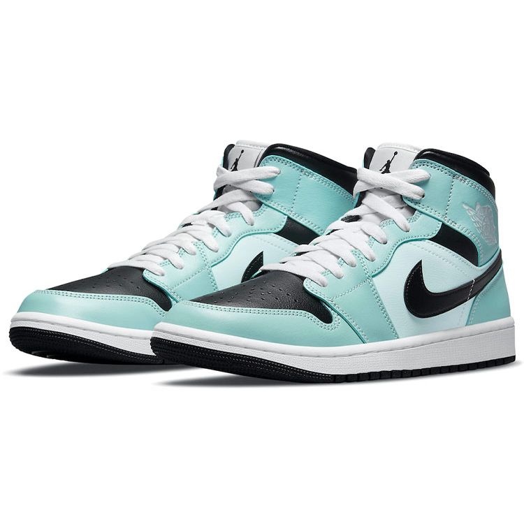 Dámské tenisky Air Jordan 1 Mid Aqua Black Blue BQ6472-300