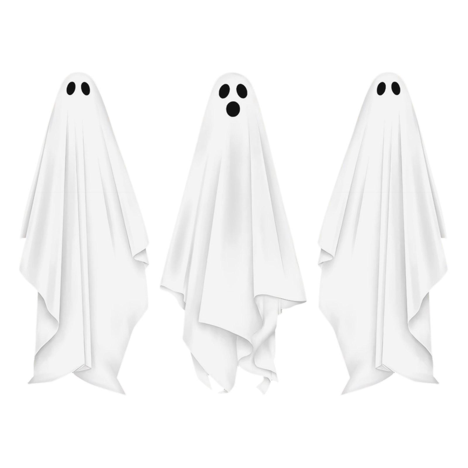 

Цветной Ужас Хэллоуина Наклейки на Стекло Статические Наклейки на Витрину ПВХ One Size белый