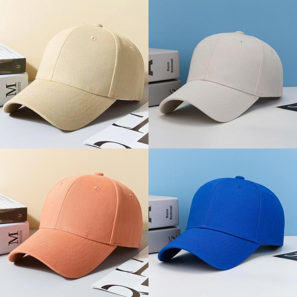 Classic Cotton Baseball Hat With Adjustable Fit For Casual Wear And Sunshade