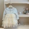 Girls Princess Dress 2026 Long Sleeve Lace Bow Party Toddler