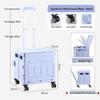Portable Stair-Climbing Trolley: Folding Cart for Groceries, Camping, and Outdoor Use