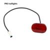 Universal Tail Warning Light Plastic Electric Scooter Rear Mudguard Light  for ZT3 G2 G30