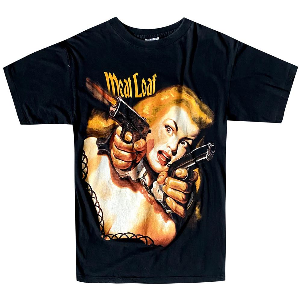 Винтажная футболка Meat Loaf Welcome To The Neighborhood Все размеры от S до 5XL NE570 Унисекс XXL