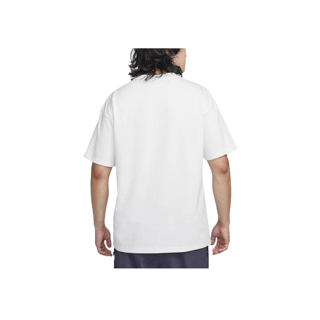Nike Letter Pattern Printed Straight Cut Short Sleeve T-Shirt Men Tops White DQ1816-123