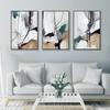 3pcs Abstract Art Poster Wall Art Canvas Print Painting Home Decoration Abstract Color Blocks Painting Living Room Bedroom Decor