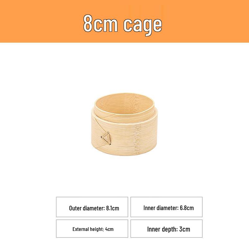 Traditional Bamboo Steamer Basket & Lid