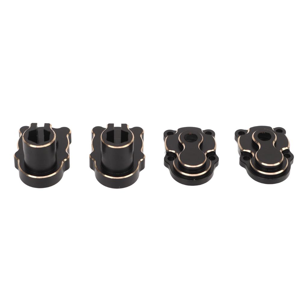 Brass Portal Axle High Polishing Precise Compact Black Fit For 124 FMS FCX24 Remote Control Car