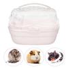 Hamster Carry Case Cage Portable Lightweight Small Animal Carry Case for Outdoor Travel