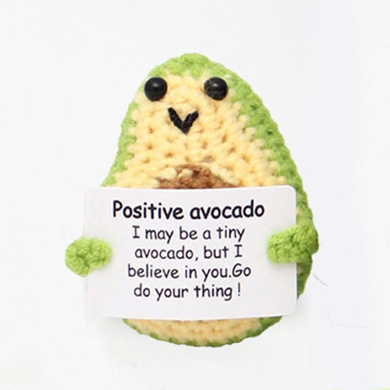 Cute Creative Mini Hand-knitted Plush Small Doll Jewelry Knitting Wool Doll Birthday Gift Office Interior Decorations