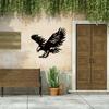 1pc Geometric Eagle Metal Wall Art Home Decor Housewarming Gift Halloween Christmas New Year