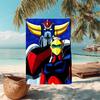 1pc UFO Robot Grendizer4 Beach Towel, Comfortable and Thick, and Swimming/Bath/Picnic/Camping Towel, Suitable for Seaside Beaches