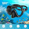 G2RISE SN02 Snorkel Set for Adults – Includes Scuba Mask with Dry Snorkel, Diving Goggles, Anti-Fog, Spare Mouthpiece, and Comfort Breathing Technolog